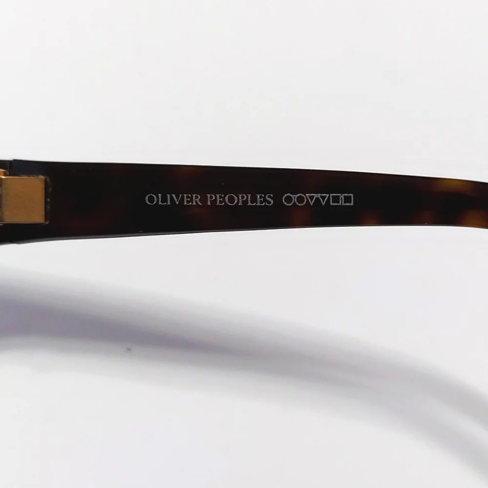 Oliver Peoples NWOT Dunaway Dark Tortoise Frame With Brown Lens With Case - Picture 5 of 7